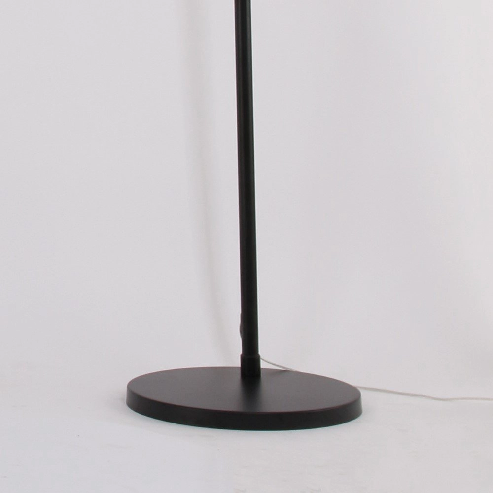 Arc lamp Stresa black with white lampshade Steinhauer 8712746106640
