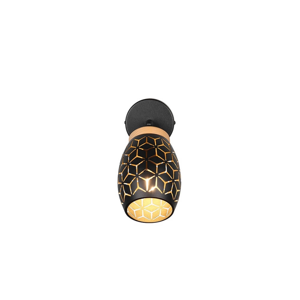 Surface-mounted spot Bidar black Trio 4017807640649
