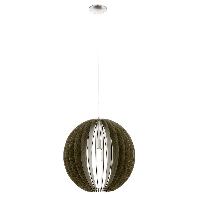 Pendant lamp Cossano 50cm dark brown Eglo 9002759946364