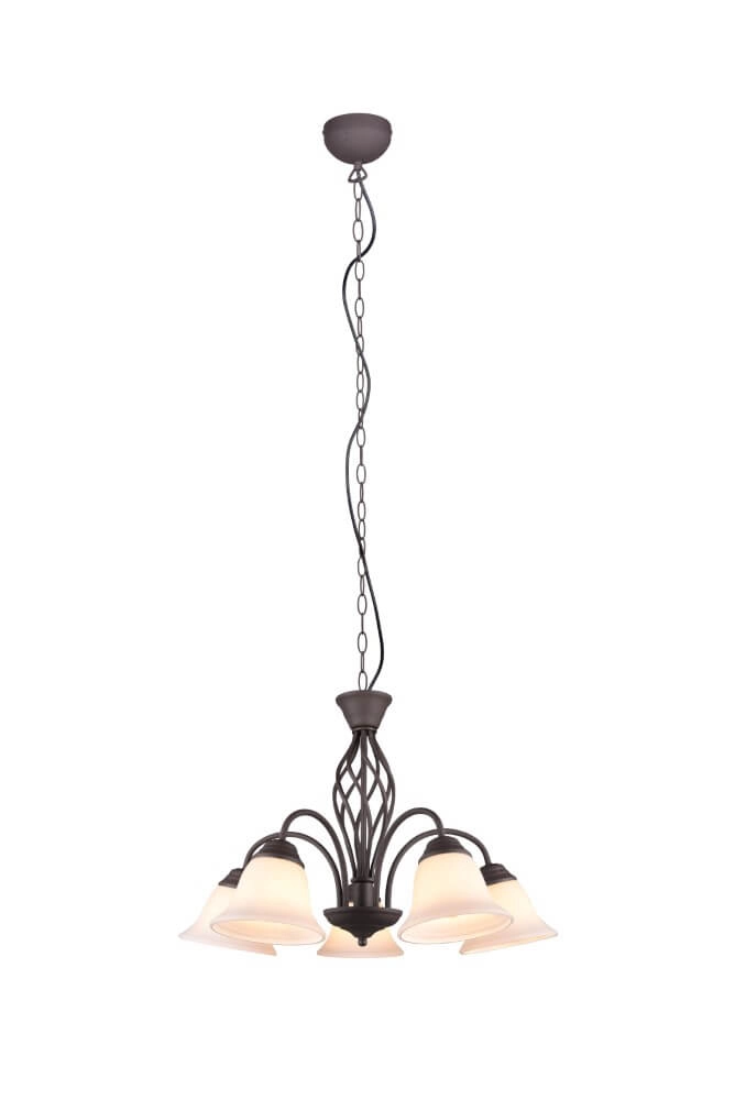 Chandelier Rustica 60cm 5-light rust brown Trio 4017807504682