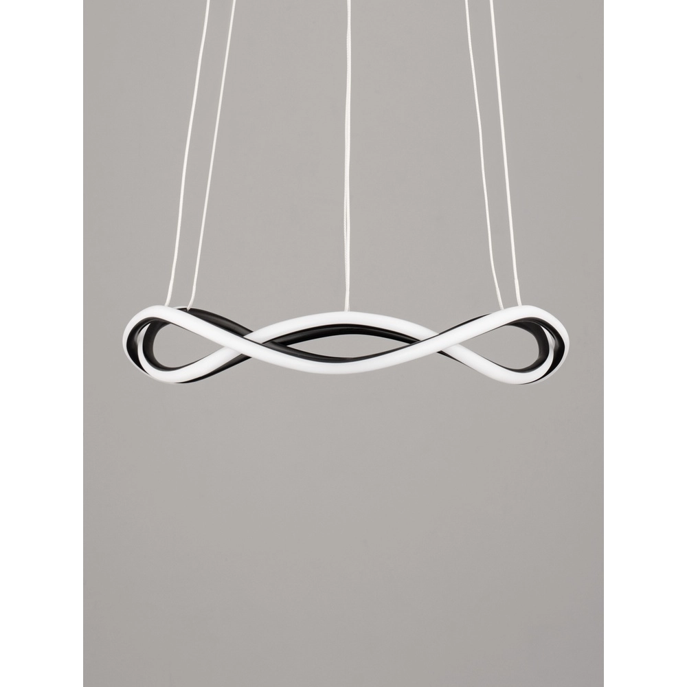 Design pendant lamp Jinal black Ø 45cm Lyora 5212017438720