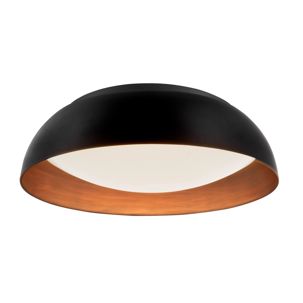 Design ceiling lamp Landon black with copper