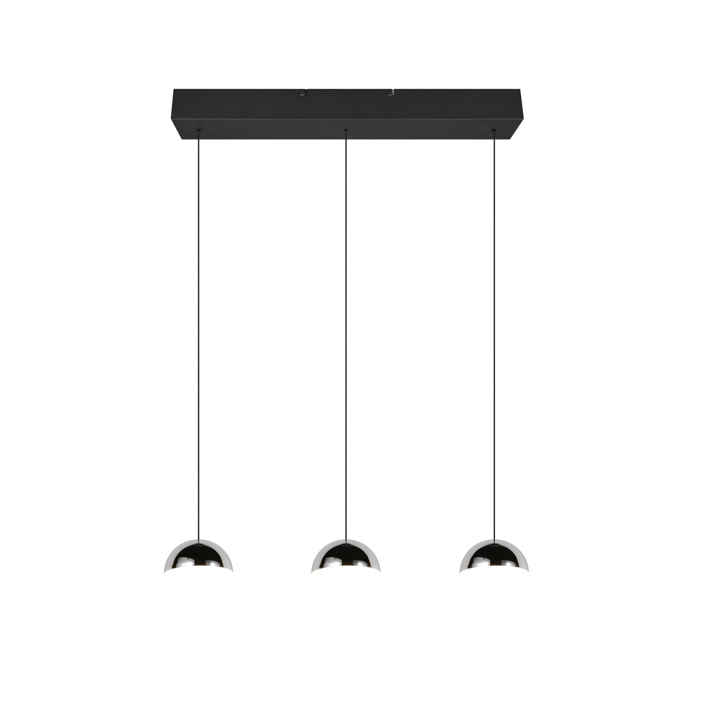3-light pendant lamp Senta chrome Trio 4017807685831