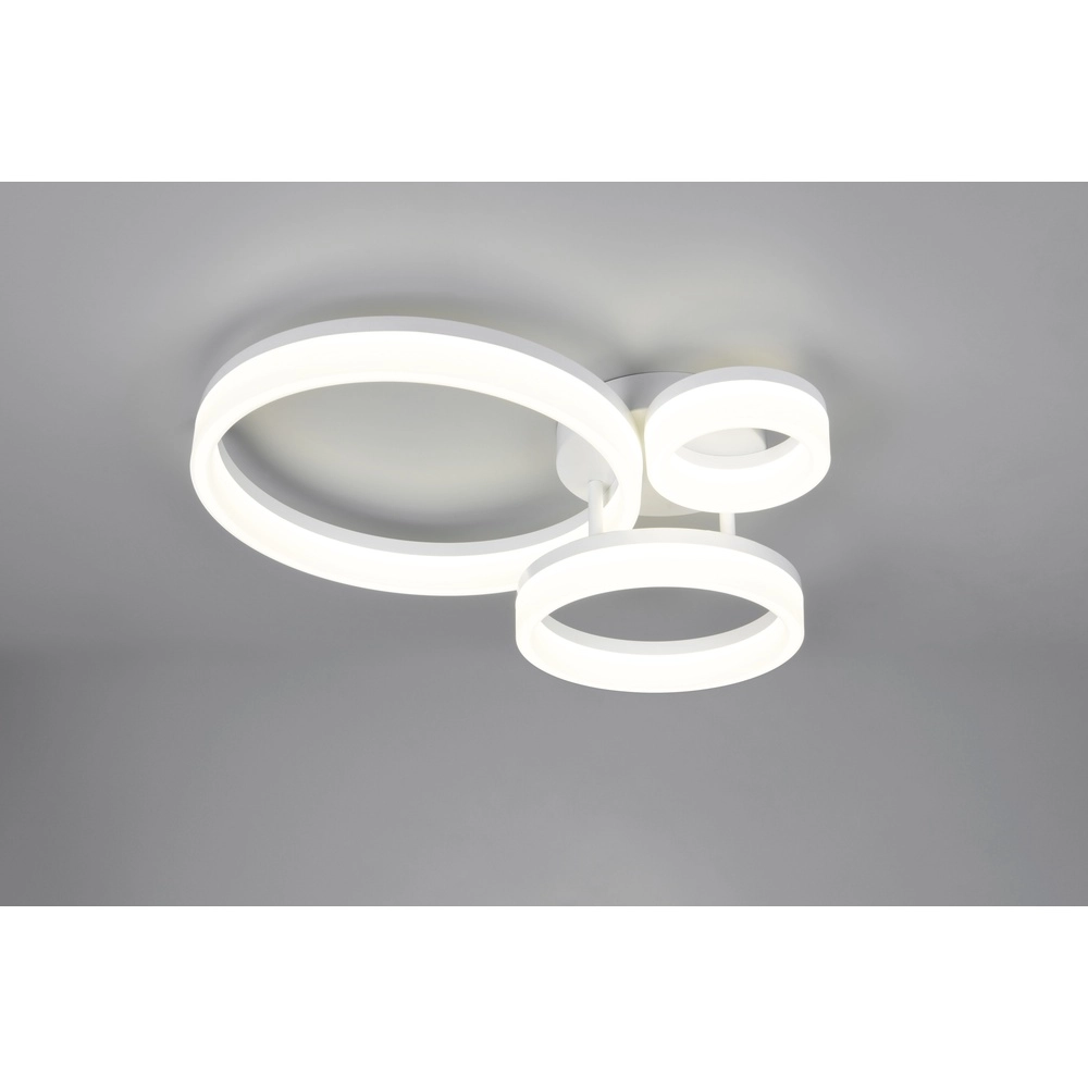Design ceiling lamp Scope M white Trio 4017807656039