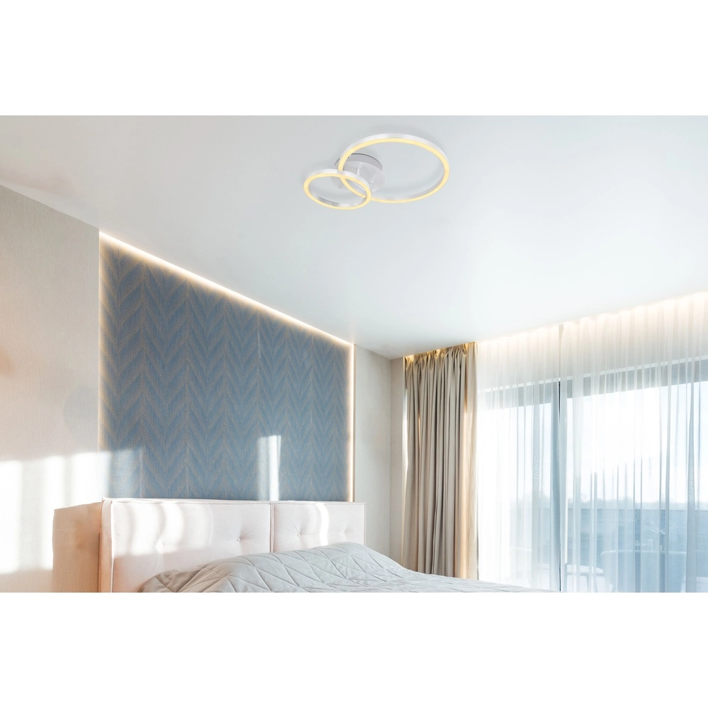 Modern ceiling lamp Reggy Stainless steel Globo 9007371427307