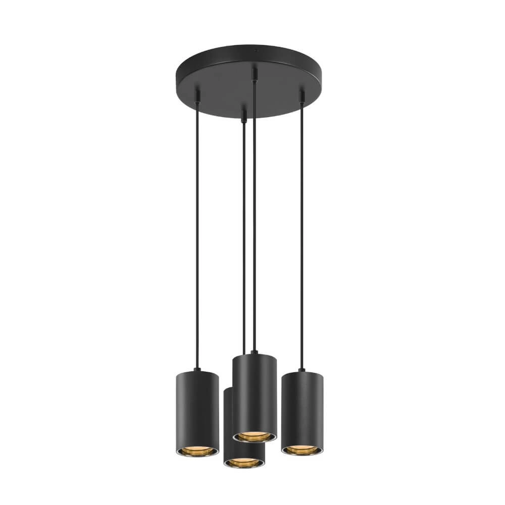 Pendant Pendant Lamp Asto Tube black 4x GU10 SLV 4024163266031