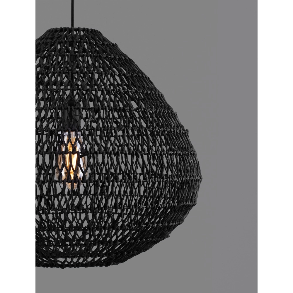 Bohemian pendant lamp Melody black Lyora 5212017452900