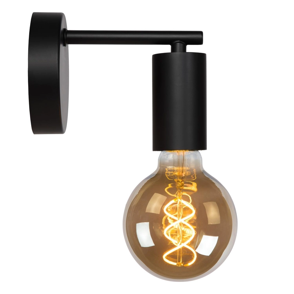 Wall light Leanne Black Lucide 5411212211088