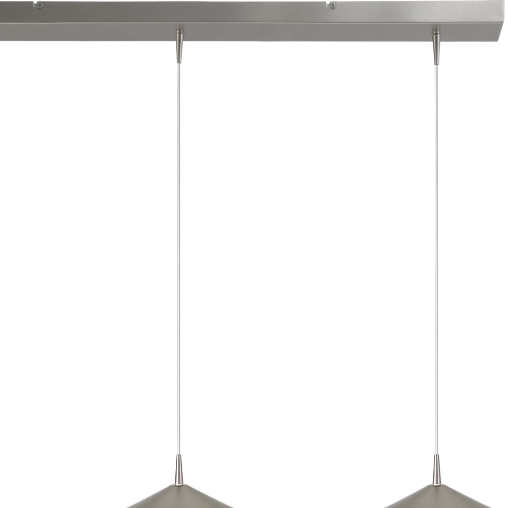 3-light pendant lamp Ceppo nickel Ø 18cm Masterlight 8718121358529