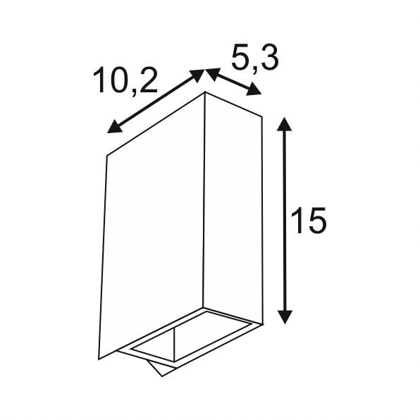 Outdoor light Quad SLV 4024163148658