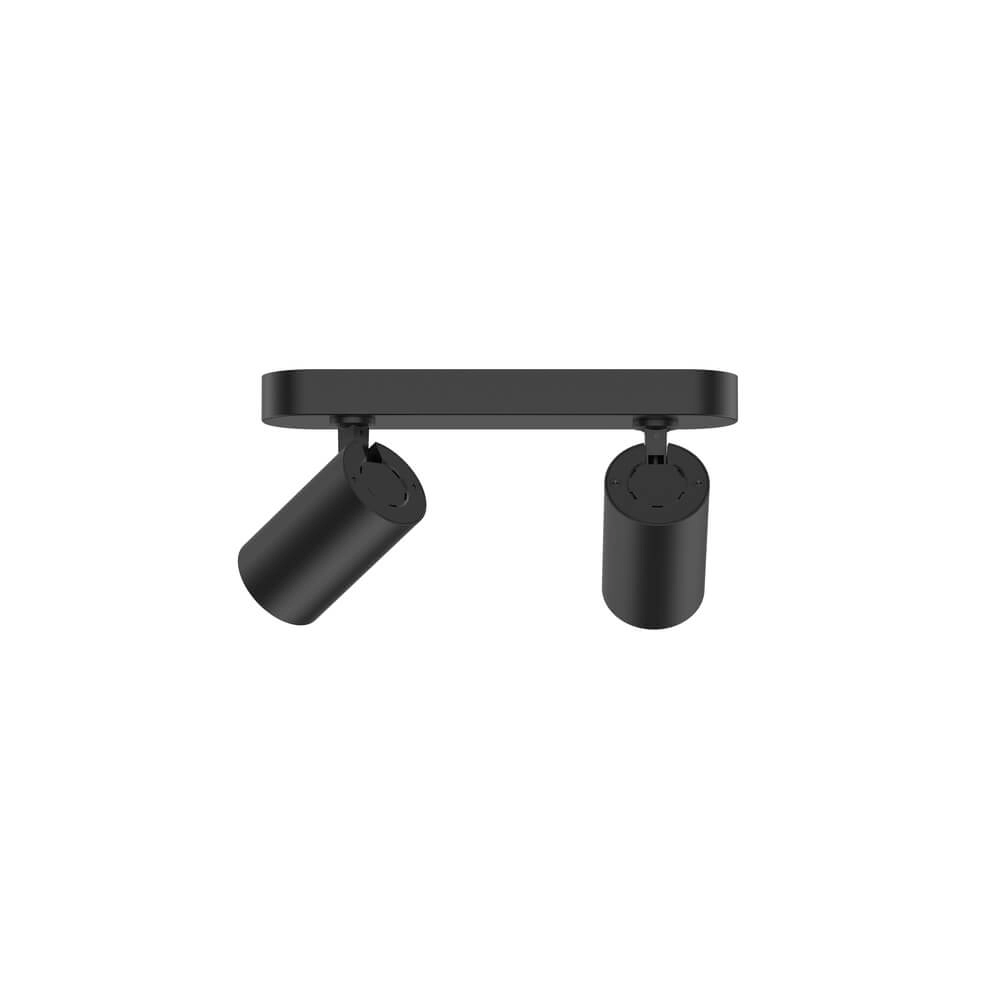 Led surface-mounted spot Tevo double - black - 2700K Lyora 4255805302392