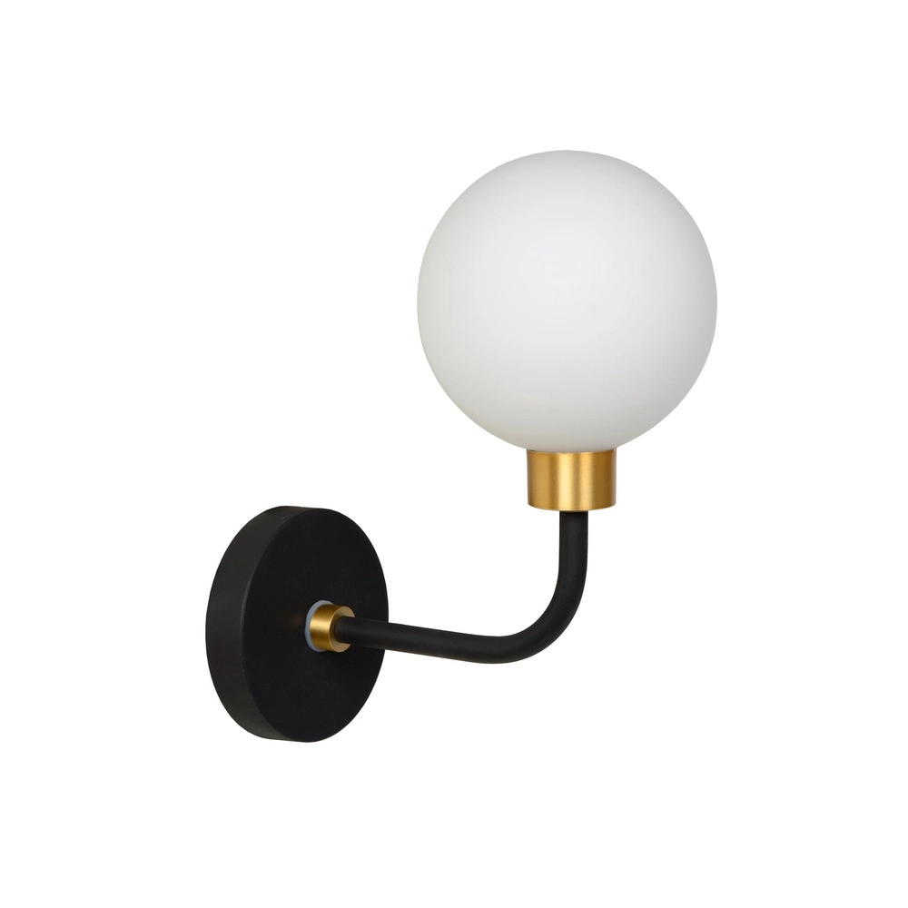 Wall lamp Berend black and white