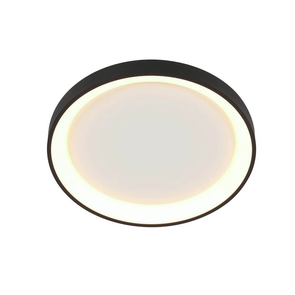 Ceiling lamp Ringlede design black Ø 28cm Steinhauer 8712746171938