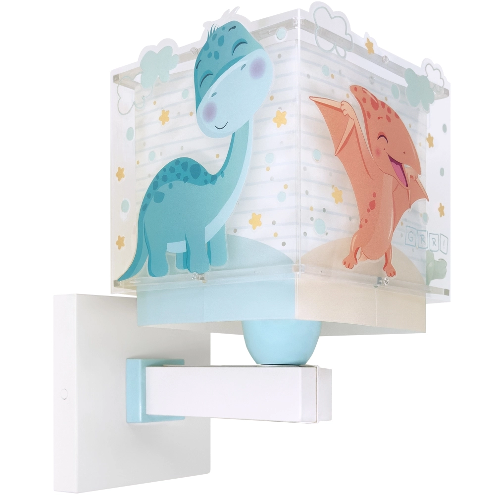 Wall lamp Baby Dinos blue