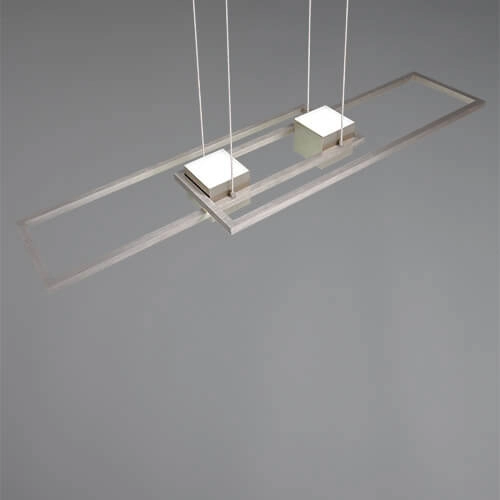 Led pendant light office Albany Stainless steel Trio 4017807610321