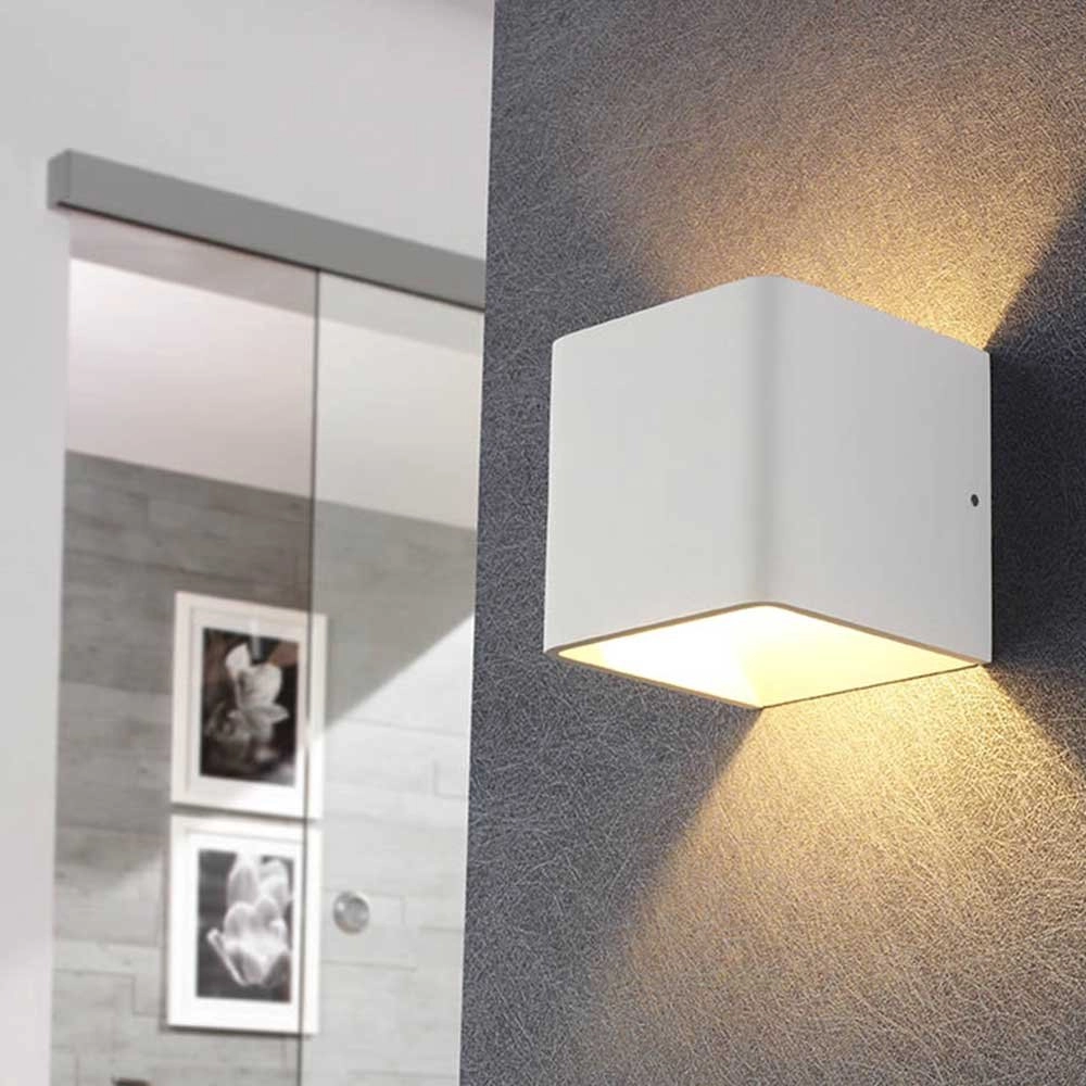 LED up & down light Fulda 6w - 2700K - 10cm white Artdelight 8719831733583