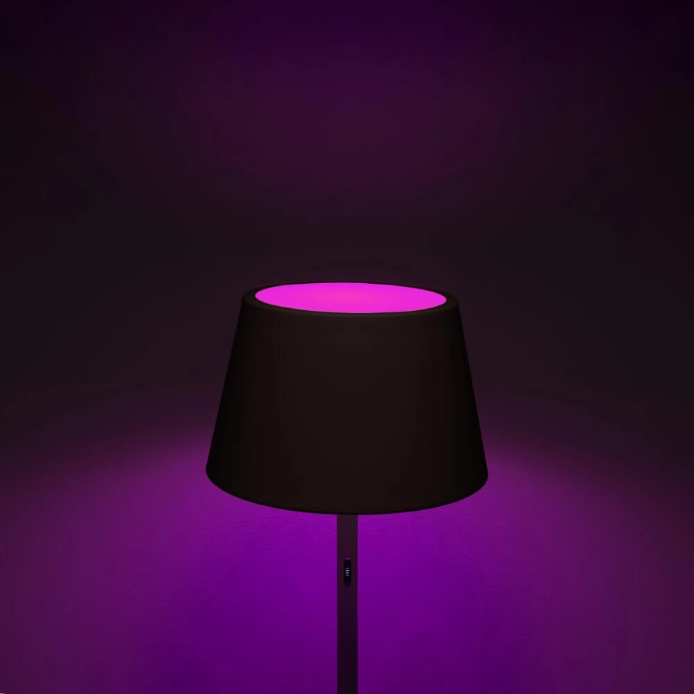 Rechargeable outdoor table lamp Pomezia black KonstSmide 7318307824759