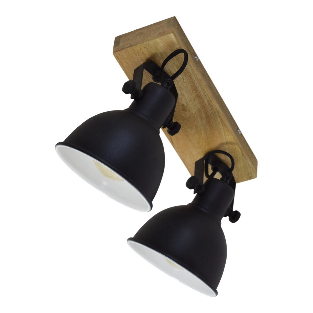 Ceiling spotlight Woody Double vintage black Urban Interiors 8719325467178