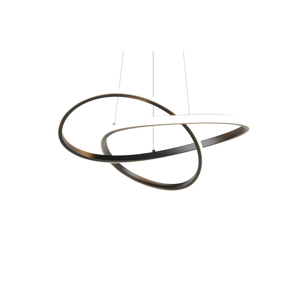 Design pendant lamp Mansa Black Trio 4017807682144
