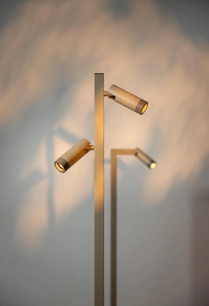 Sand-colored floor lamp Miller Sand 2-light ETH 8720195307181