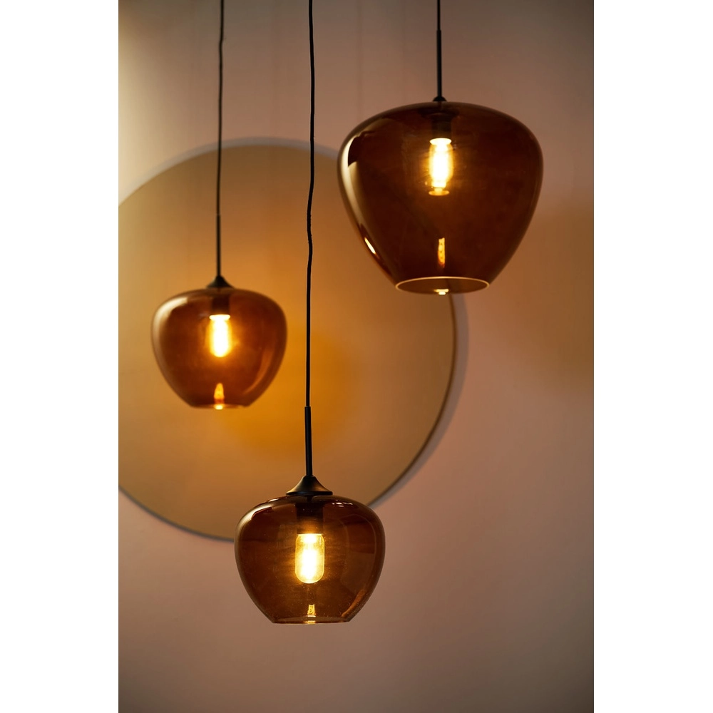 Pendant lamp Mayson Ø 23cm amber Light & Living 8717807614157
