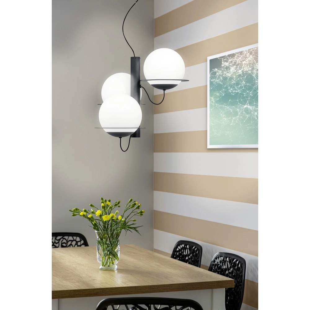 Unique pendant lamp Sabalete Black Eglo 9002759983642