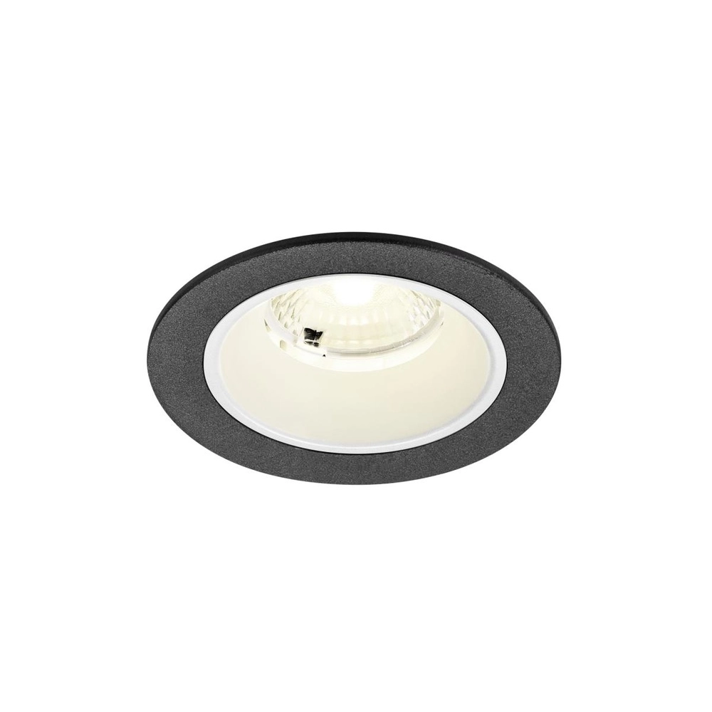 Recessed spotlight Numinos S black/white 4000K - 40deg