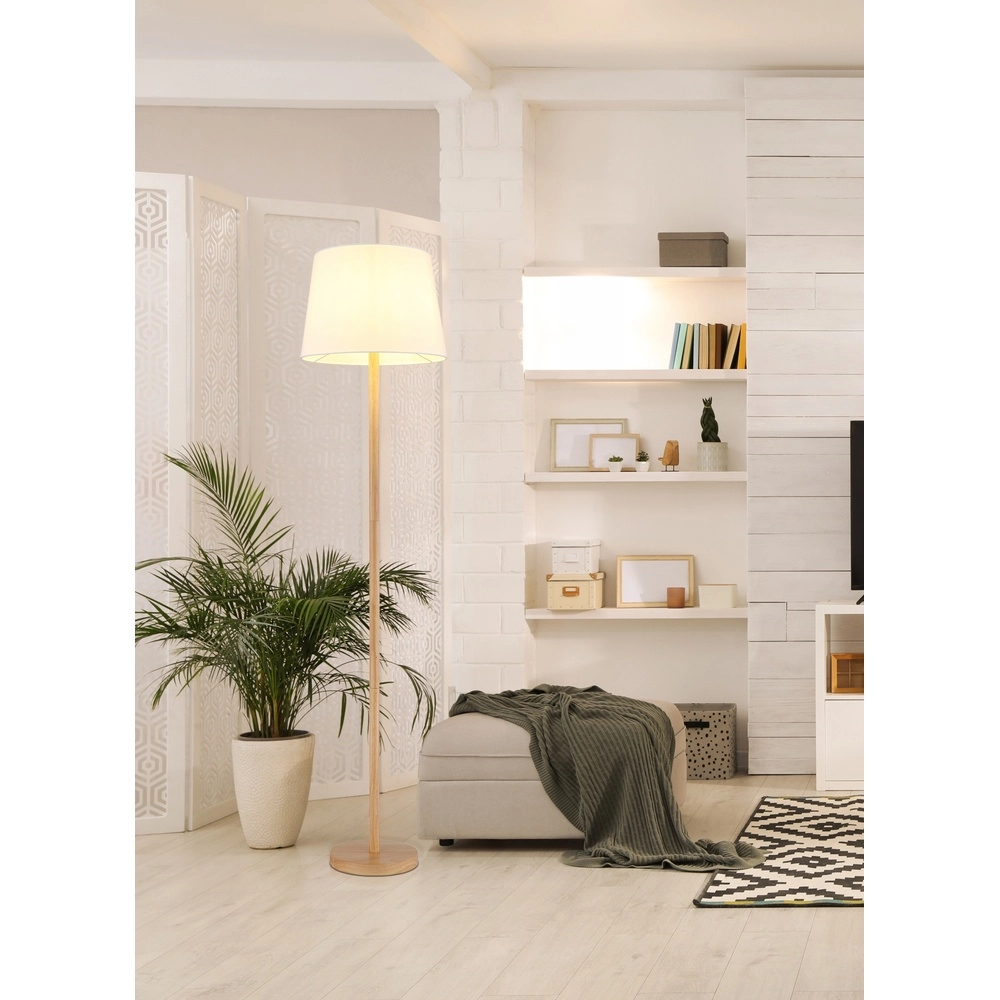 Floor lamp Joris wood Globo 9007371516810