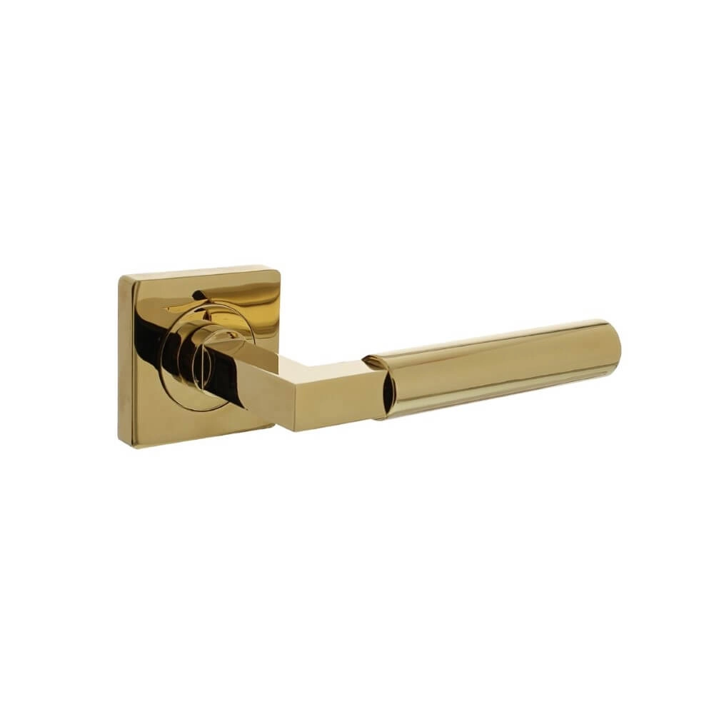 Tight door handle Bau-Stil Square Brass