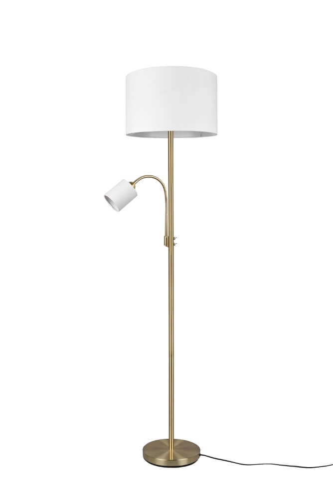 Floor lamp Hotel brassfarbig