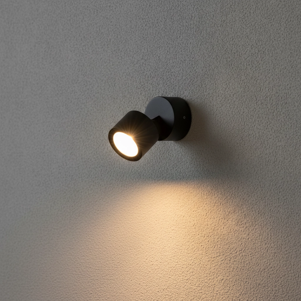 Round spotlight Helmet Orientable 5W