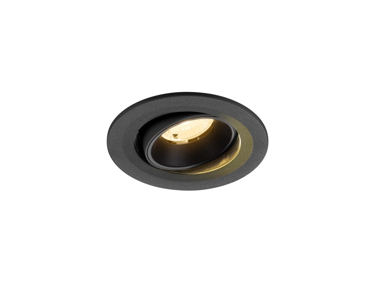 Recessed spotlight Numinos Move S black 3000K - 40deg