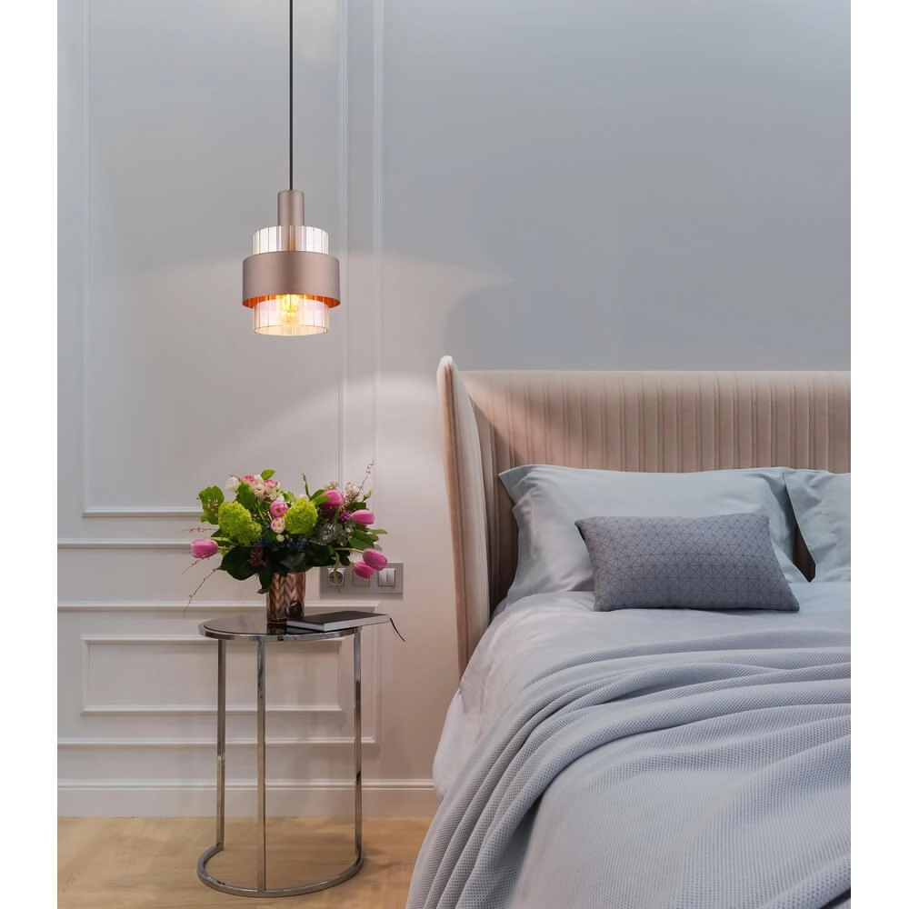 Pendant lamp Milley bronze Ø 18.5cm Globo 9007371462674