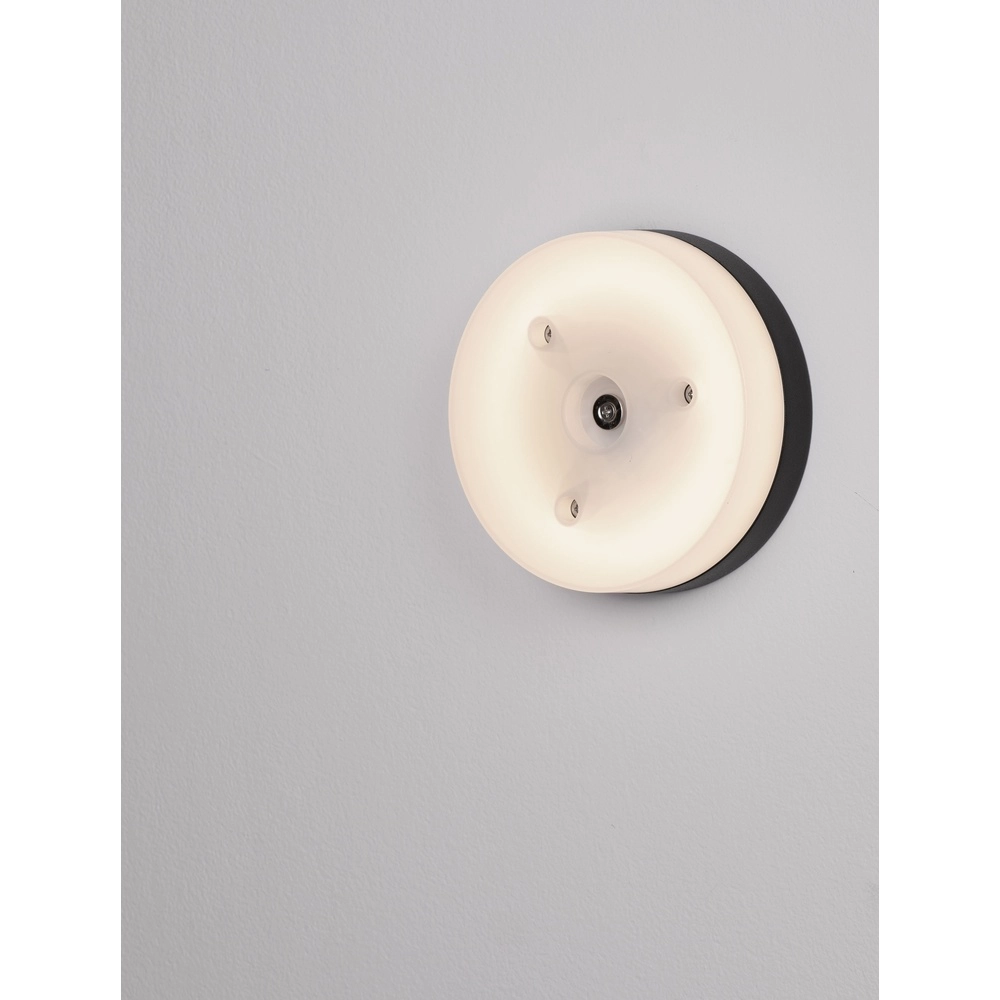Round wall lamp Oono anthracite Lyora 5212017477170