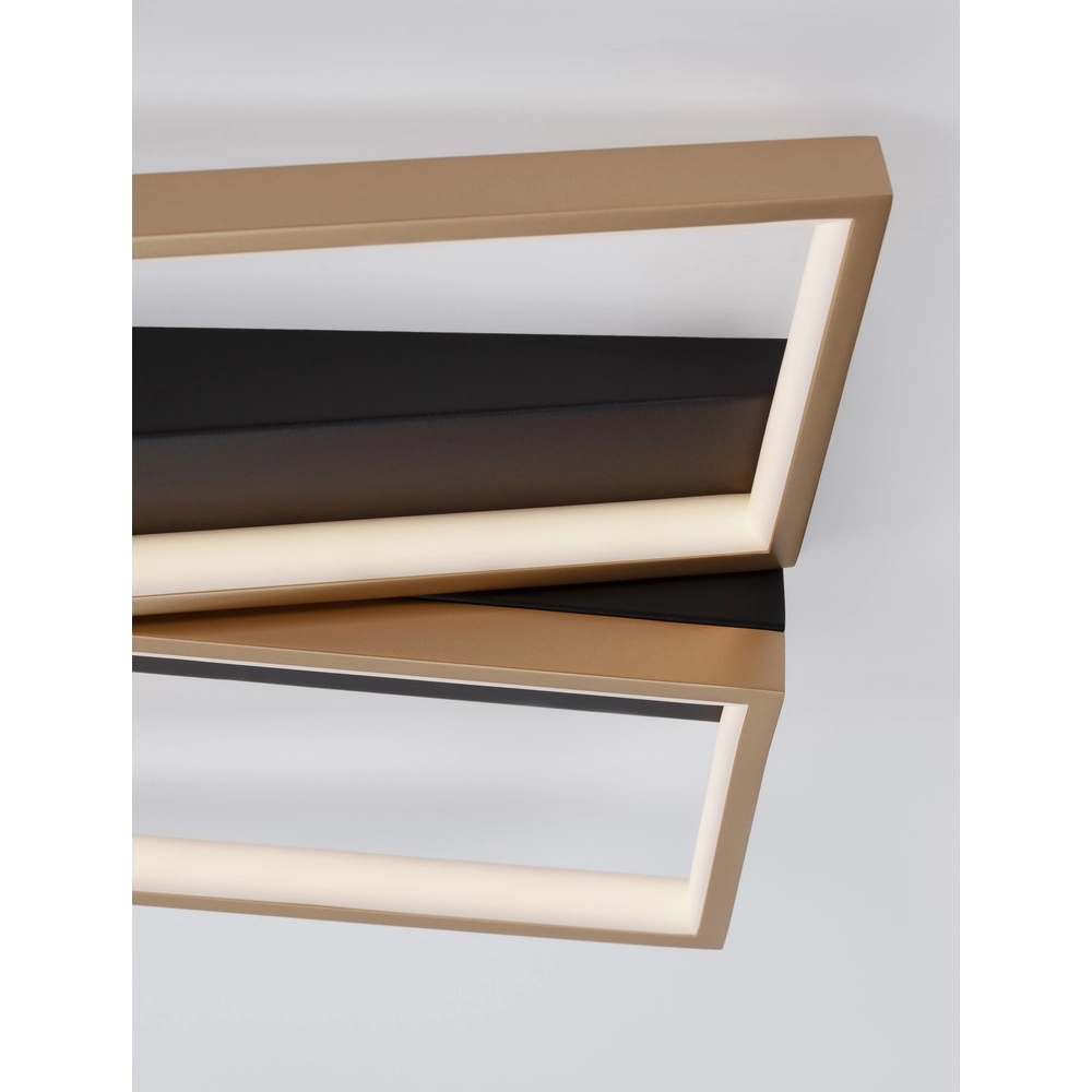 Design ceiling lamp Elize black with gold Lyora 5212017433145