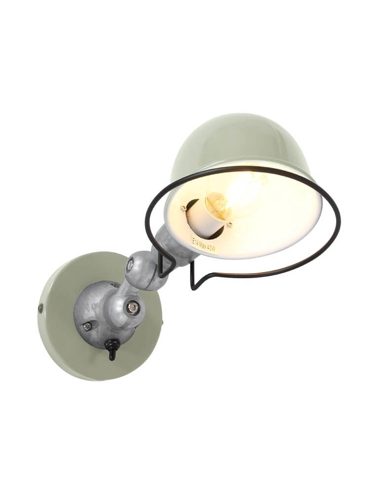 Retro wall reading lamp Davin 29cm retro green Steinhauer 8712746102062