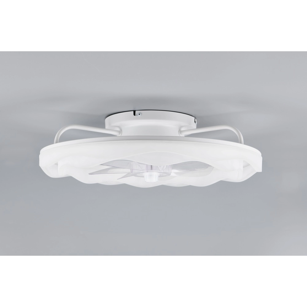 White fan Skaulo design Ø 50cm Trio 4017807698831