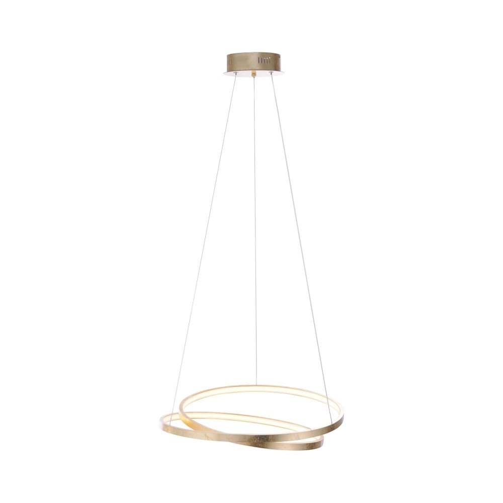 Gold pendant lamp Roman Ø 55cm Paul Neuhaus 4012248305201