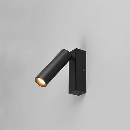 Slim LED wall spot Ambala black