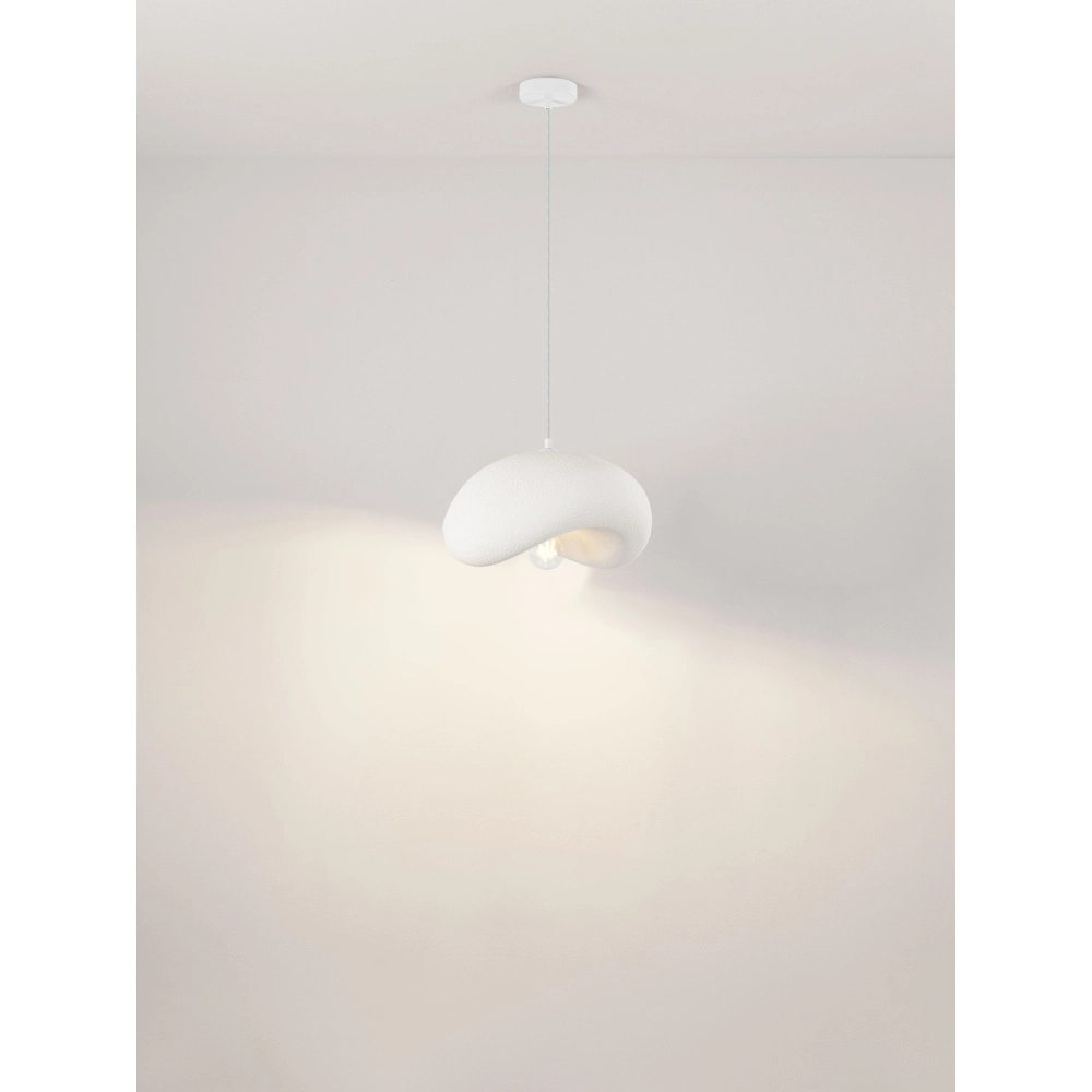 Modern pendant lamp Bambel white Lyora 5212017495785