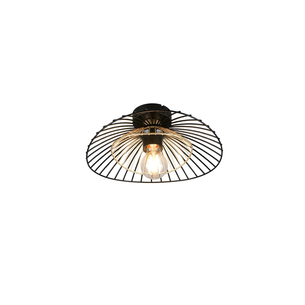 Ceiling lamp Lauris Ø 30cm black Trio 4017807678116