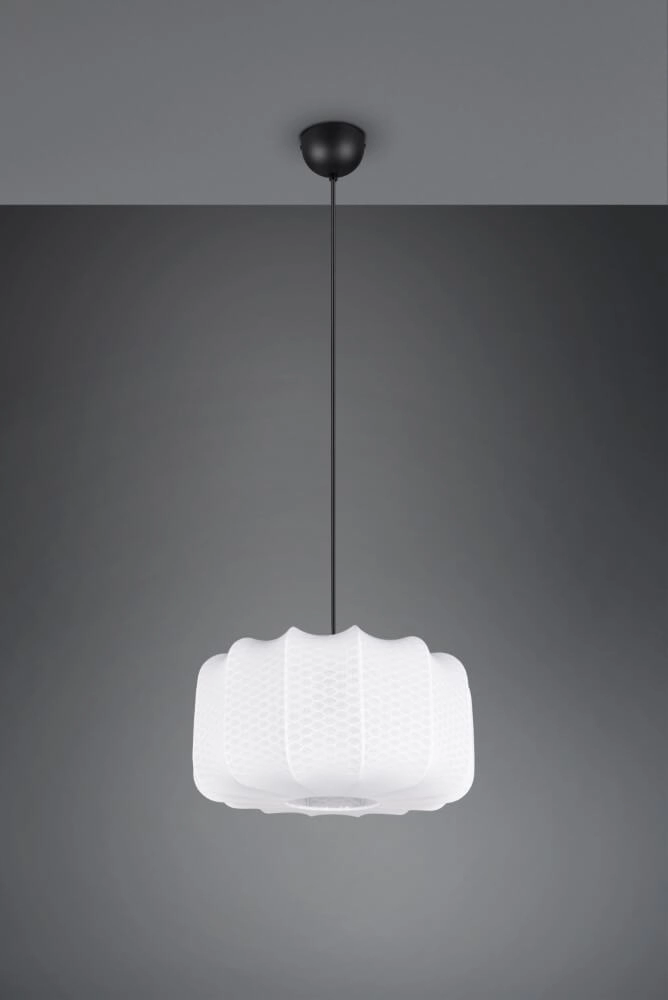 White design pendant lamp Madleine Ø 40cm Trio 4017807638226