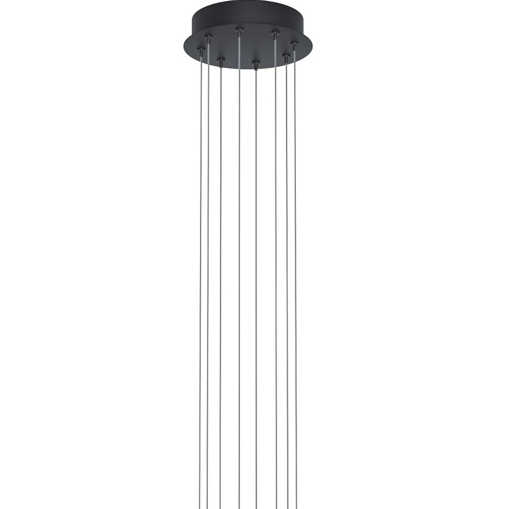 8-light hanging lamp Rovigana black Stars of Light 9002759395117