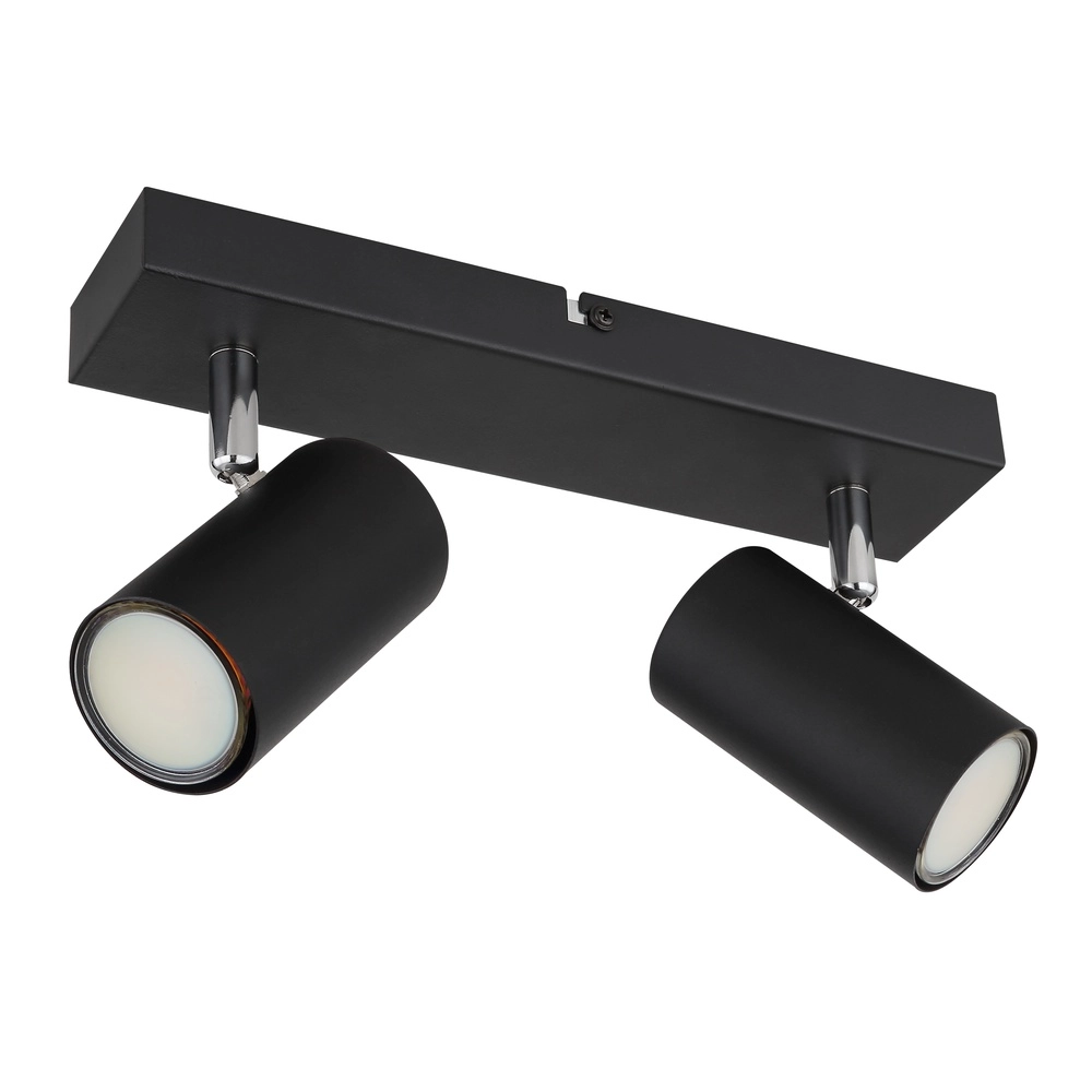 Ceiling lamp 2-lights Robby Black Globo 9007371442515