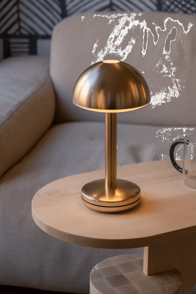 Rechargeable table lamp Bug Gold Humble 7446023313339