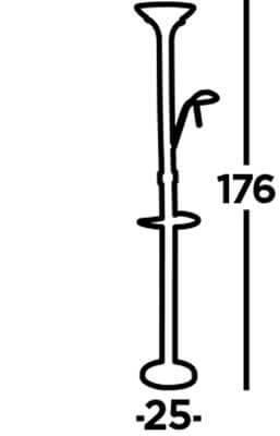 Floor reading lamp Wireless Searchlight 5053423190310