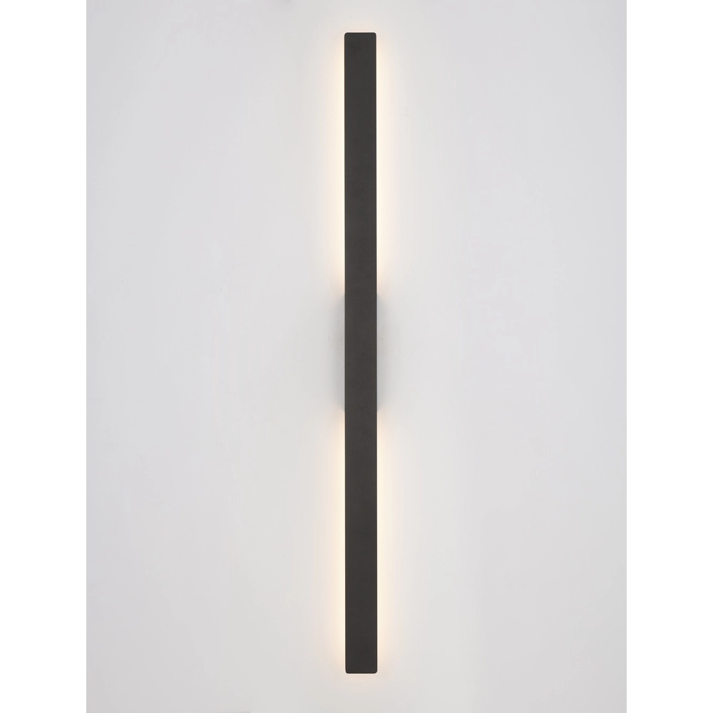 Sleek wall lamp Aneth black 104cm Lyora 5212017447302