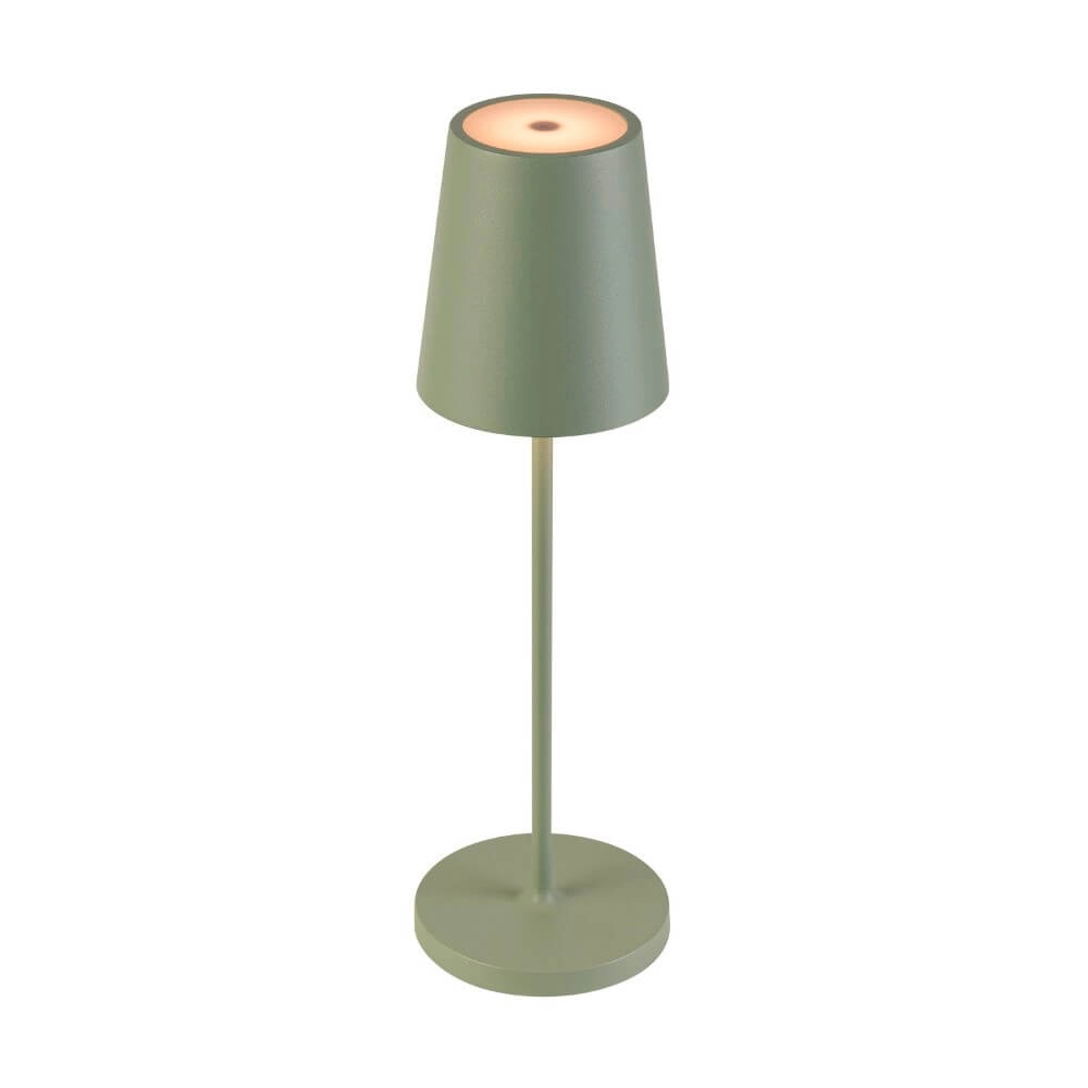 Outdoor table lamp Vinolina Two Green - Rechargeable