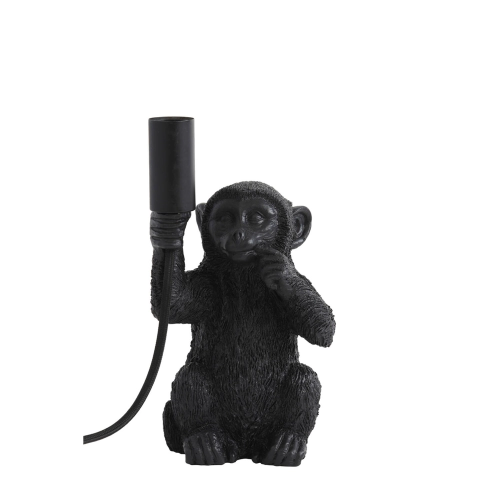 Table lamp monkey Monkey black 23.5cm