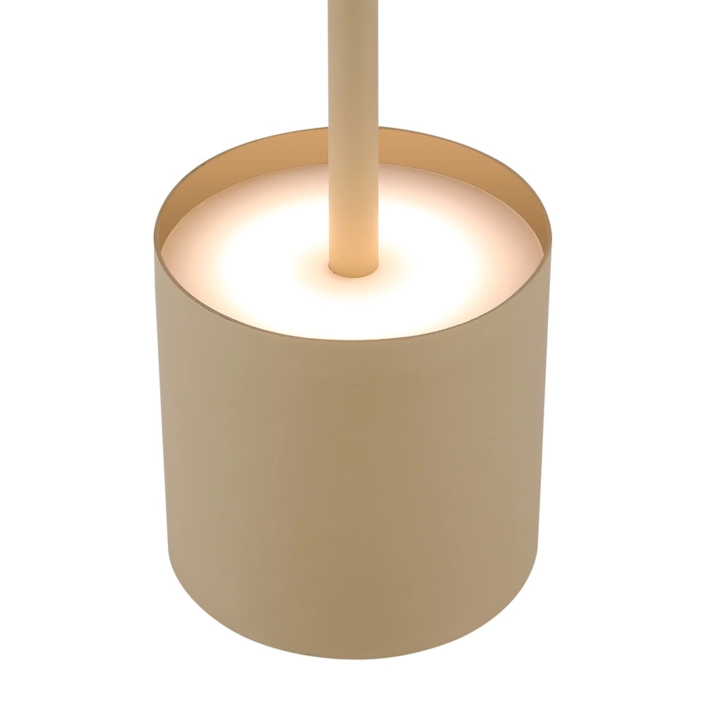 Modern table lamp Dixon Sand Brown Rechargeable Globo 9007371531394